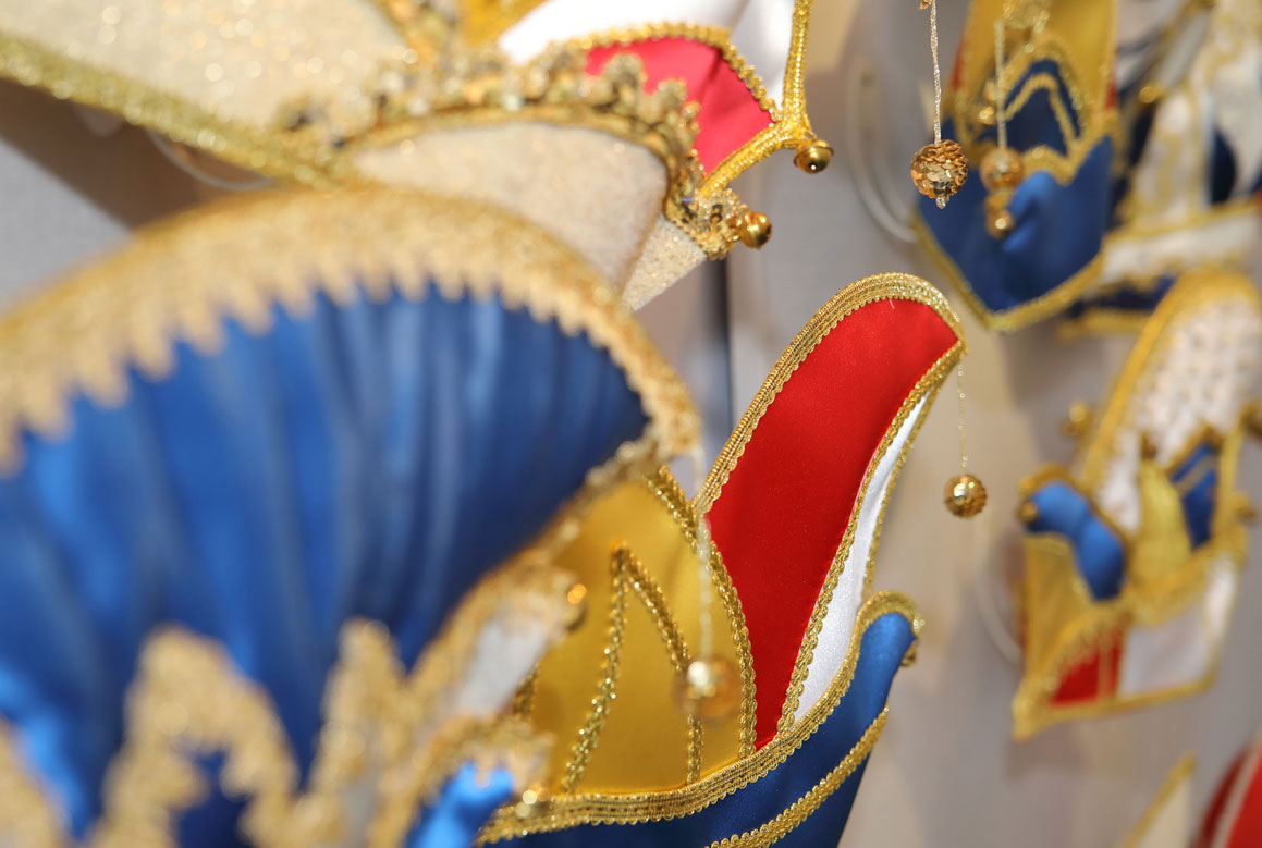 Nahaufnahme einer Komitée-Mütze