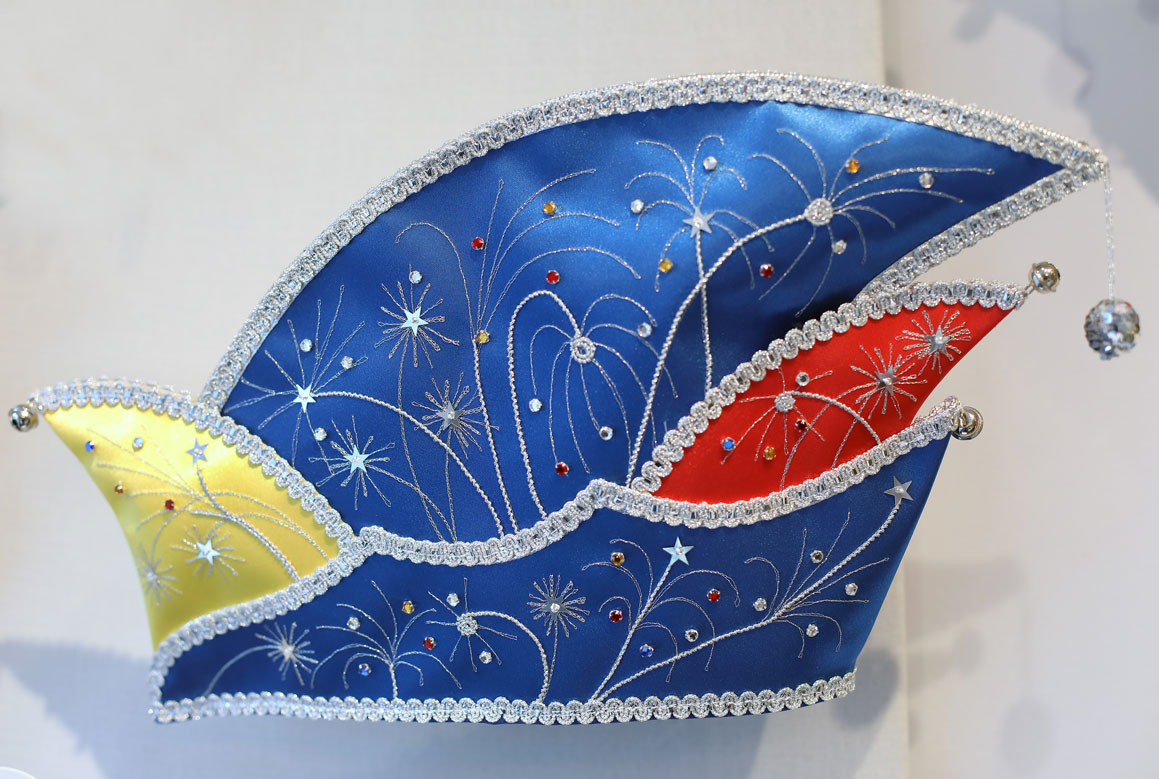 Komitée-Mütze in Fastnach Farben